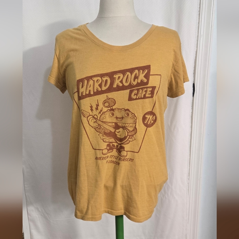 Hard Rock Cafe Innsbruck Madewell Mustard Yellow Graphic Tee